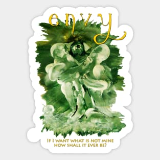 Envy- The Seven Sins Sticker